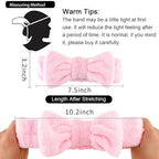 WHAVEL 6 Pack Pink Spa Headband - Image 5