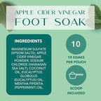 Laki Naturals Apple Cider Vinegar Foot Soak, Foot Detox Soak, Pedicure Soak - Image 6