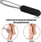 Mudder 2 Pieces Stainless Steel Pedicure Foot File Callus Remover Foot Scrubber - Image 6