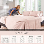 ClevaHome King Size Sheet Set - Image 5