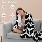 VENTIMI Electric Blanket Heated Throw, Fast Heating Blankets - Image 5