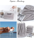 Lumimi Towels 3 Piece Very Soft Microfiber Bath Towel Set Super Absorbent Light - Image 6