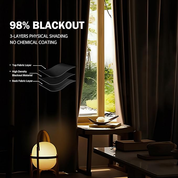 Room Divider Ceiling Mounted Curtains Track Sets Extra Wide Blackout Curtain - Image 4