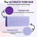 Mr. Pumice Ultimate PUMI Bar 2-in-1 Dual Grit Callus Remover, Pedicure Stone & - Image 2