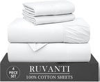 RUVANTI 4 Pcs Cotton Sheets by Ruvanti