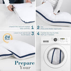 viewstar Bed Pillows King Sizes Set of 2, Hotel Quality Cooling Down - Image 8
