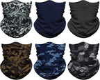 Venswell Neck Gaiter Face Mask Men Women, Seamless Bandana Rave Face Cover by Venswell