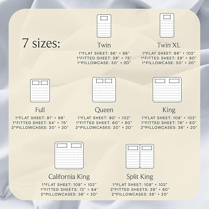LuxClub 3 PC Twin Sheet Set, Deep Pockets Wrinkle Free Cooling Bed Sheets Hotel - Image 4