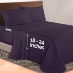 Elegant Comfort Luxurious 1500 Premium Hotel Quality Microfiber 4-Piece Sheet - Image 2