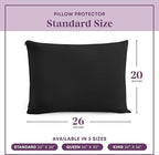 CirclesHome Pillow Protectors 2 Pack Standard Zippered - Image 6