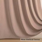 Joydeco Velvet Curtains Rose Beige Blackout Curtains Thermal Insulated 72 - Image 7