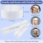 Sublaga 40 Pcs Disposable Spa Facial Headbands, Stretch Headband Wrap - Image 4