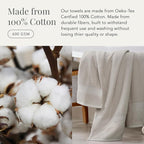 NY Loft 100% Cotton Hand Towel 6 Pack | Super Soft & Absorbent Quick-Dry Hand - Image 4