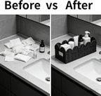 Scalloped Toilet Tank Basket for Back of Toilet, Bathroom Organizer for Tank Top - Image 8