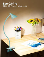 Clip on Light USB Reading Light, Eye Care Dimmable Reading Lamp Flexible - Image 3