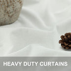 102 Inch Blackout Curtains 2 Panel Set Length Modern Decorative Dark Out Curtain - Image 3