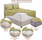 Hearth & Harbor Extra Deep Pocket Queen Sheets Sets - Image 6