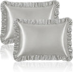 Homiest Ruffle Satin Pillowcase by Homiest