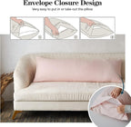 Simple&Opulence Body Pillow Cover 20" x 54", 100% Pure Linen, Ultra Soft and - Image 2