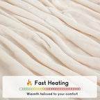 Heated Blanket Electric Blanket Queen Size 84''x90'' - Image 6