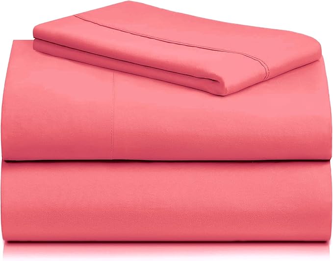 LuxClub 3 PC Twin XL Sheet Set, Deep Pockets Wrinkle Free Cooling Bed Sheets - Image 8