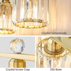 2-Light Gold Bathroom Light Fixtures, Modern Bathroom Vanity Lights Fixture - Image 3