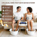 veicomtech Dual Ionic Foot Bath Detox Machine - Image 2