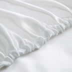 Homiest White Satin Fitted Sheet - Image 4