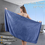 Ycosy 8-Piece Bath Towels Set, 2 Oversized Large Bath Sheet, 2 Hand Towels and - Image 2