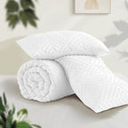 Andency White Comforter King Size, 3 Pieces Boho Bedding Set & Collections - Image 3