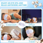 XPCARE 48 Pack Steam Eye Masks for Dry Eyes, Self Heated Steam Warm Eye Mask - Image 7