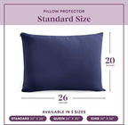 CirclesHome Pillow Protectors 2 Pack Standard Zippered - Image 6