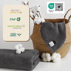 SEMAXE Grey Bath Towel, 100% Cotton Bath Towel - Image 7