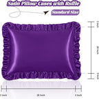Homiest Ruffle Satin Pillowcase - Image 3