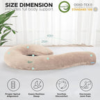 SCHNAUZER HOME Body Pillow for Adults - Image 5