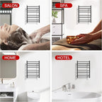 Heated Towel Racks for Bathroom, Wall Mounted Electric Towel Warmer Racks - Image 6