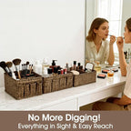 VERONLY Cosmetic Storage Bins Makeup Organizer, Adjustable Multifunction - Image 6