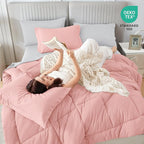 Sasttie Queen Comforter Set, 7 Pieces Reversible Bed in a Bag Queen, Complete - Image 5