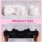 WSYUB Spa Wristbands and Headband Set - Image 2