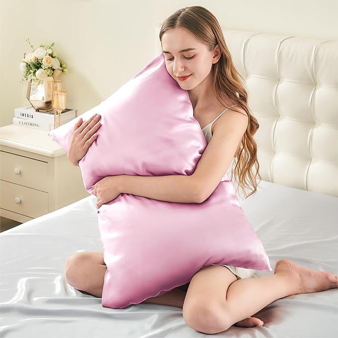 INFIIXSO Mulberry Silk Pillow Case King Size, Silk Pillowcase - Image 3