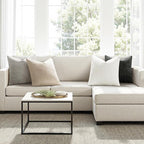 MIULEE Pack of 4 Couch Throw Pillow Covers 20x20 Inch Gray Soft Decorative - Image 4