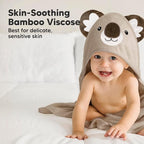 KeaBabies Hooded Baby Towel for Newborn - Image 3