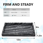 Real Natural Marble Tray for Bathroom, Kitchen and Desktop, Rectangle Genuine - Image 2
