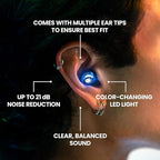Eargasm Earlights Light Up High Fidelity LED Earplugs - Image 8