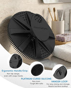 Soft Silicone Shower Brush Body Wash Bath Exfoliating Skin Massage Scrubber - Image 2