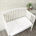 Crib Mattress Protector Sheets Fitted Waterproof Mattress Pad Cover, Noiseless - Image 5