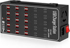 250W USB~c Charging Station, 50 Port USB~C Charger Block, Fast Charging Station by Cinlinso