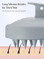 HEETA Scalp Massager Hair Growth, Soft Silicone Scalp Scrubber Shampoo Brush - Image 6
