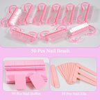 Disposable Manicure Kit Professional, 50 Set Press On Nail Tool Kit - Image 4