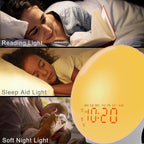 JALL Sunrise Alarm Clock with 25 Soothing Sounds, Sunset Lamp & 5W Bluetooth - Image 8